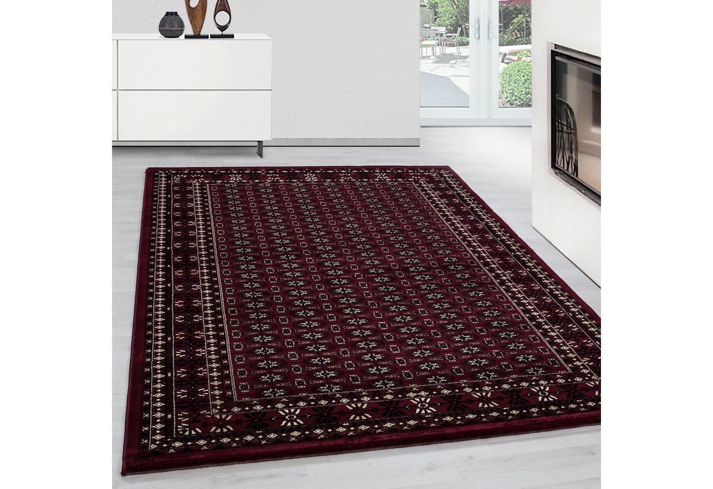 Teppich Orientalisch Design, Teppium, Rechteckig, Höhe: 12 mm, Orinet Teppich Webteppich orientalischen Mustern Teppich Wohnzimmer von Teppium