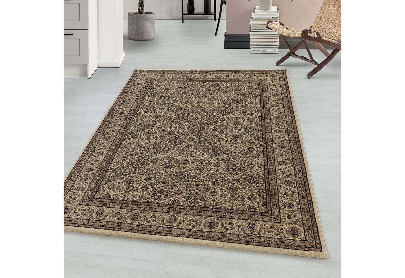 Teppich Orientalisch Design, Teppium, Rechteckig, Höhe: 9 mm, Orient Teppich Wohnzimmer Orientalisch Design Kurzflor Pflegeleicht von Teppium