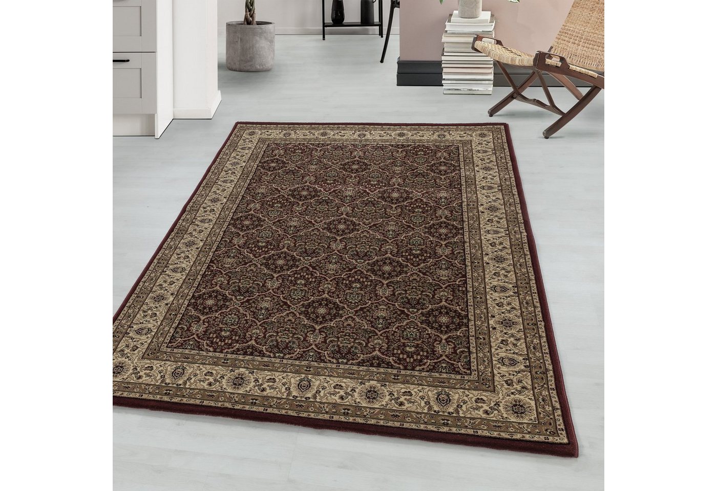 Teppich Orientalisch Design, Teppium, Rechteckig, Höhe: 9 mm, Orient Teppich Wohnzimmer Orientalisch Design Kurzflor Pflegeleicht von Teppium