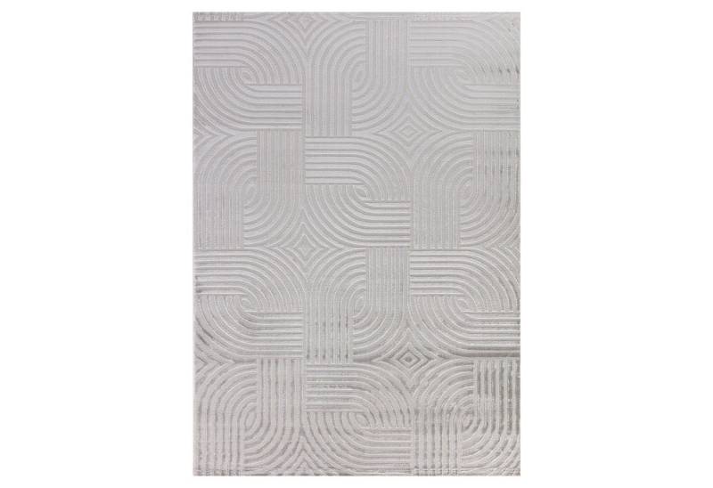 Teppium Teppich Skandinavisches Boho Muster, Rechteckig, Höhe: 12 mm, Teppich Wohnzimmer Boho Design Skandinavische Stil Natur Optik von Teppium