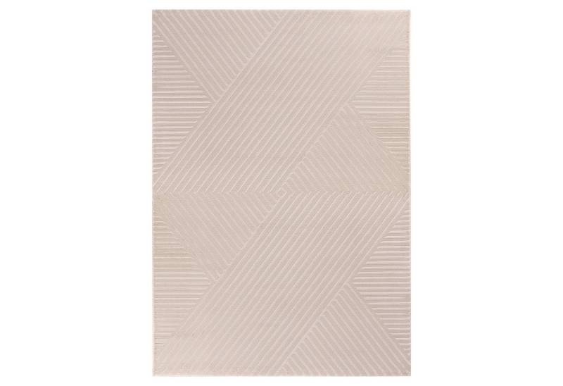 Teppium Teppich Skandinavisches Boho Muster, Rechteckig, Höhe: 12 mm, Teppich Wohnzimmer Boho Design Skandinavische Stil Natur Optik von Teppium