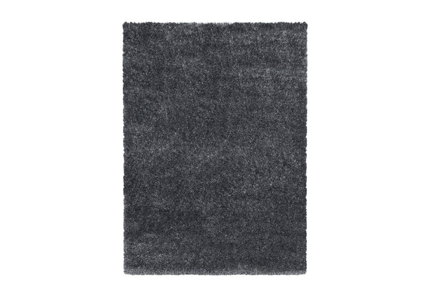 Teppich Unicolor - Einfarbig, Teppium, Rund, Höhe: 50 mm, Teppich Wohnzimmer Shaggy Einfarbig Flauschig versch. Far. und größ. von Teppium