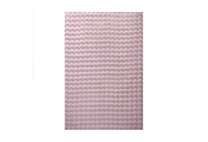 Teppium Teppich Unicolor - Einfarbig, Rechteckig, Höhe: 25 mm, Teppich Wohnzimmer Soft Einfarbig 3D Optik flauschig Plüsch Teppich von Teppium