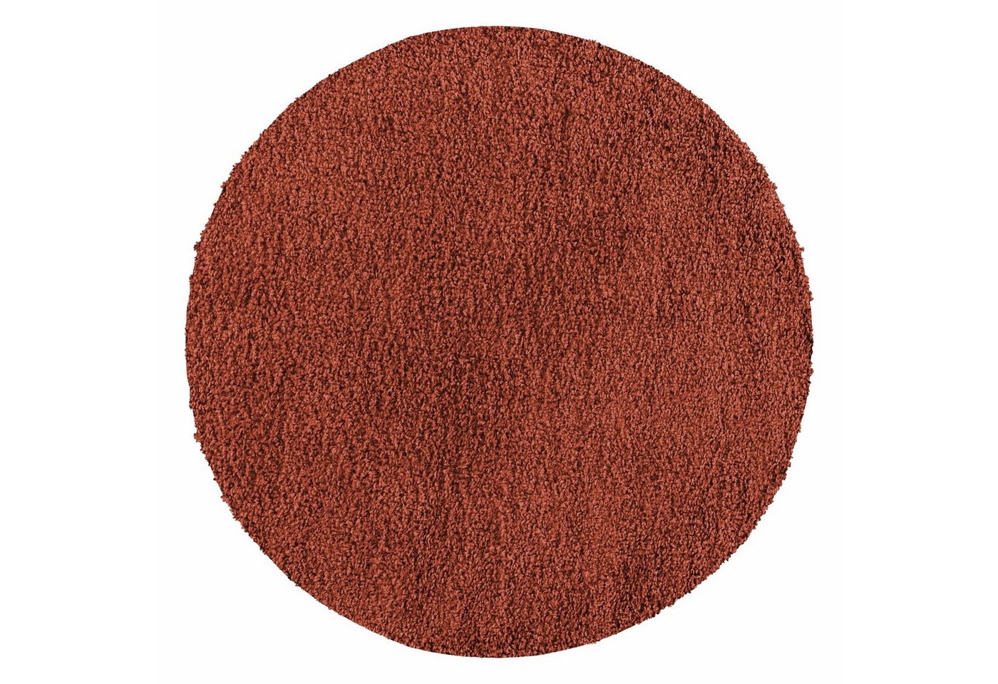 Teppich Unicolor - Einfarbig, Teppium, Rund, Höhe: 30 mm, Einfarbig Shaggy Teppich Wohnzimmer Langflor versch. farben und größen von Teppium