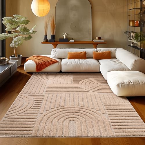 Teppium Kurzflor Teppich Läufer 60 x 110 cm Rosa Hochtief 3D Effekt - Flauschig, Extra Weich und Waschbarer Teppich Boho Muster - Teppich für Wohnzimmer, Schlafzimmer, Esszimmer und Küche Teppium Kurzflor Teppich Läufer 60 x 110 cm Rosa Hochtief 3D Effekt - Flauschig, Extra Weich und Waschbarer Teppich Boho Muster - Teppich für Wohnzimmer, Schlafzimmer, Esszimmer und Küche von Teppium