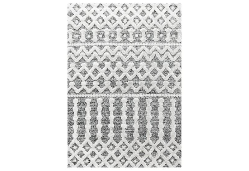 Teppium Teppich Boho-Design, Rechteckig, Höhe: 20 mm, Teppich Wohnzimmer Boho Design weich 3D Optik Skandinavische Stil von Teppium