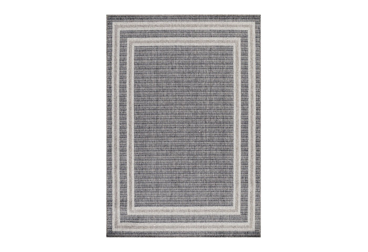 Teppium Teppich Bordüre Design, Rechteckig, Höhe: 7 mm, Outdoor Teppich Bordüre Design Wetterfest für Terrasse Balkon Küche von Teppium