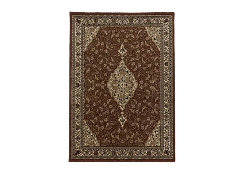 Teppium Teppich Orientalisch Design, Rechteckig, Höhe: 9 mm, Orient Teppich Wohnzimmer Orientalisch Design Kurzflor Pflegeleicht von Teppium