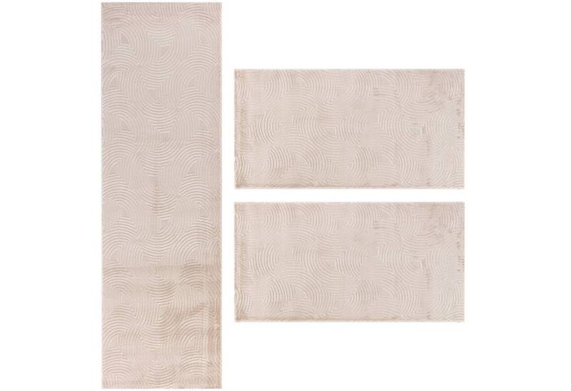 Teppium Teppich Skandinavisches Boho Muster, Rechteckig, Höhe: 12 mm, Schlafzimmer Teppich Bettumrandung Läufer Set 3 teilig Beige-3 Teppium Teppich Skandinavisches Boho Muster, Rechteckig, Höhe: 12 mm, Schlafzimmer Teppich Bettumrandung Läufer Set 3 teilig Beige-3 von Teppium