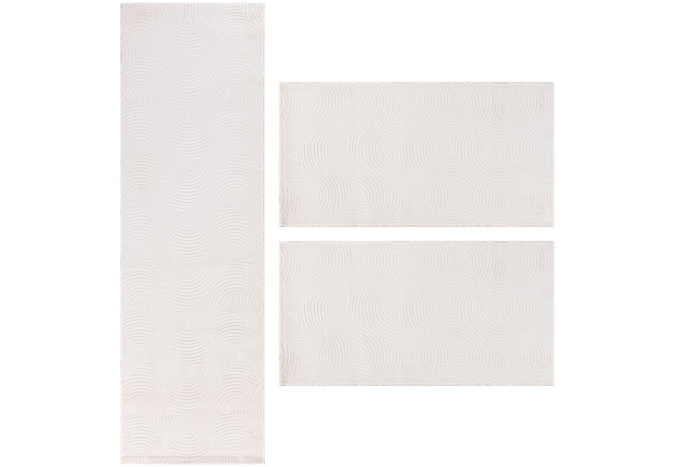 Teppium Teppich Skandinavisches Boho Muster, Rechteckig, Höhe: 12 mm, Schlafzimmer Teppich Bettumrandung Läufer Set 3 teilig Creme-3 Teppium Teppich Skandinavisches Boho Muster, Rechteckig, Höhe: 12 mm, Schlafzimmer Teppich Bettumrandung Läufer Set 3 teilig Creme-3 von Teppium