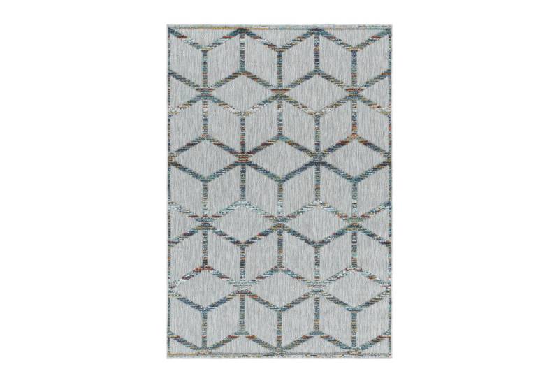 Teppium Teppich Skandinavisches Design, Rechteckig, Höhe: 10 mm, Outdoor Teppich Bunt Skandinavisch Design für Küchen Balkon Terrasse von Teppium