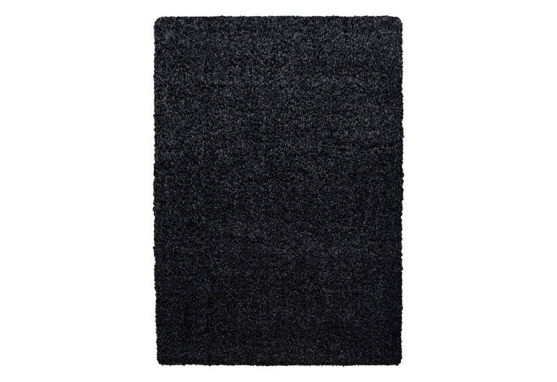 Teppium Teppich Unicolor - Einfarbig, Rund, Höhe: 30 mm, Teppich Wohnzimmer Shaggy Einfarbig Anthrazit Modern Flauschig Weiche Teppium Teppich Unicolor - Einfarbig, Rund, Höhe: 30 mm, Teppich Wohnzimmer Shaggy Einfarbig Anthrazit Modern Flauschig Weiche von Teppium