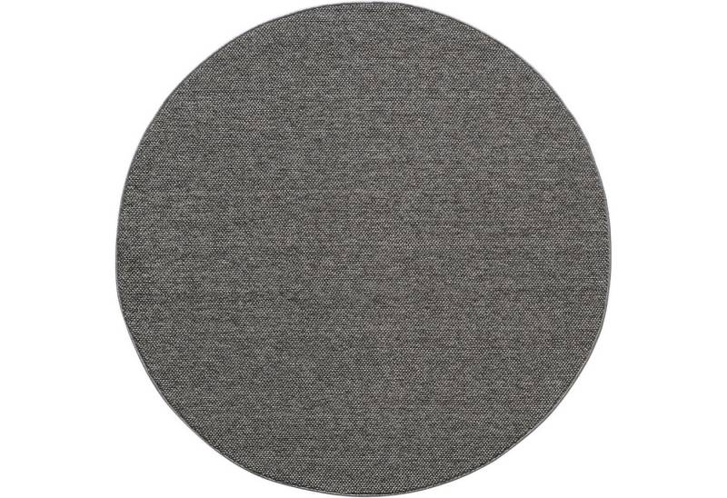 Teppium Teppich Unicolor - Einfarbig, Rund, Höhe: 7 mm, Runder Kurzflor Schlingen Teppich Grau Wohnzimmer Teppich Teppium Teppich Unicolor - Einfarbig, Rund, Höhe: 7 mm, Runder Kurzflor Schlingen Teppich Grau Wohnzimmer Teppich von Teppium