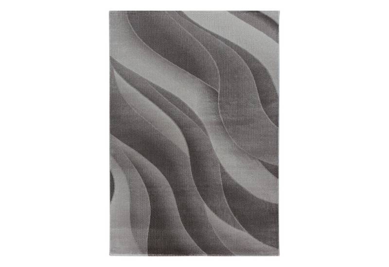 Teppium Teppich Wellen Design, Rechteckig, Höhe: 9 mm, Kurzflor Teppich Wellen Design Teppich Braun Teppich Wohnzimmer Teppium Teppich Wellen Design, Rechteckig, Höhe: 9 mm, Kurzflor Teppich Wellen Design Teppich Braun Teppich Wohnzimmer von Teppium