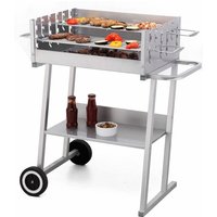 Holzkohlegrill Grillwagen Kohlegrill bbq Design Grill Pasadena mit Rollen - Tepro von Tepro