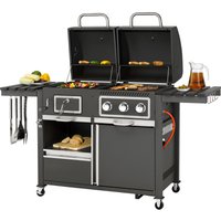 Tepro Gasgrill "Kohle-Gas-Kombi Toronto", BxTxH: 173x65x116,5 cm von Tepro