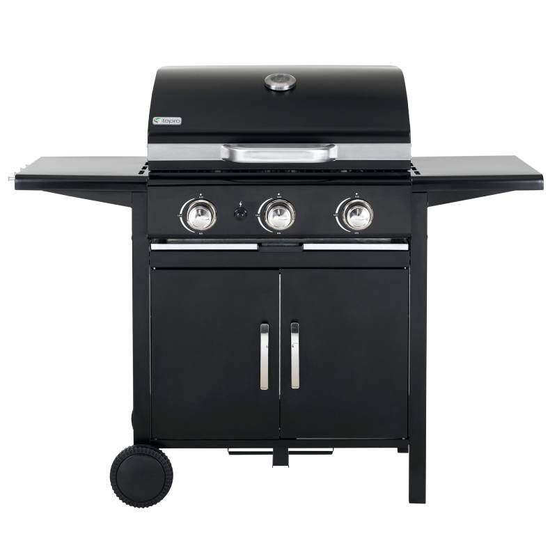 Tepro Gasgrill 'Mayfield 3' schwarz 127 x 103 x 58 cm von Tepro
