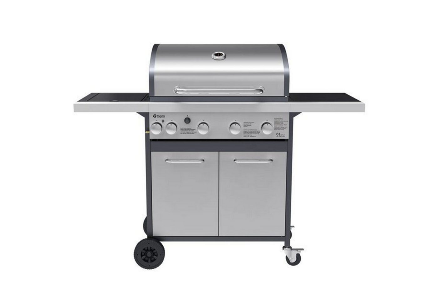 Tepro Gasgrill Tepro Edelstahl Gasgrill Rosedale" 4 + 1-Brenner mit Seitenkocher" von Tepro