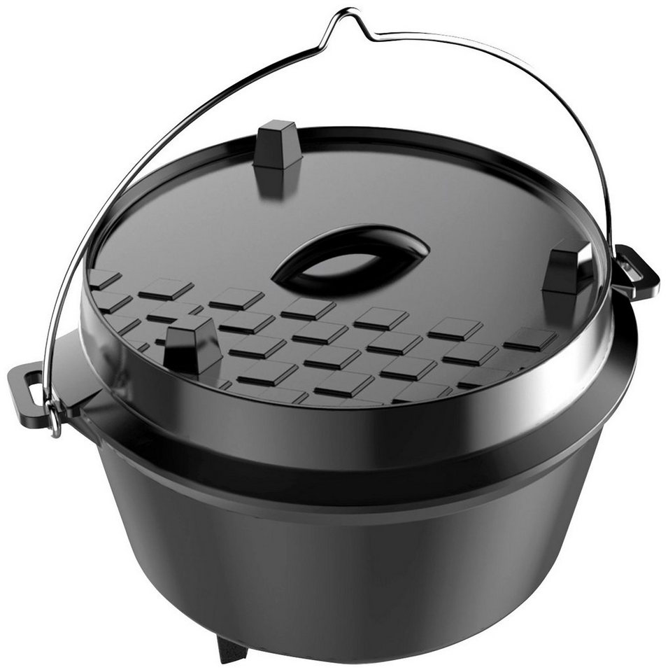 Tepro Grilltopf Dutch Oven L, Gusseisen, 12 Liter von Tepro