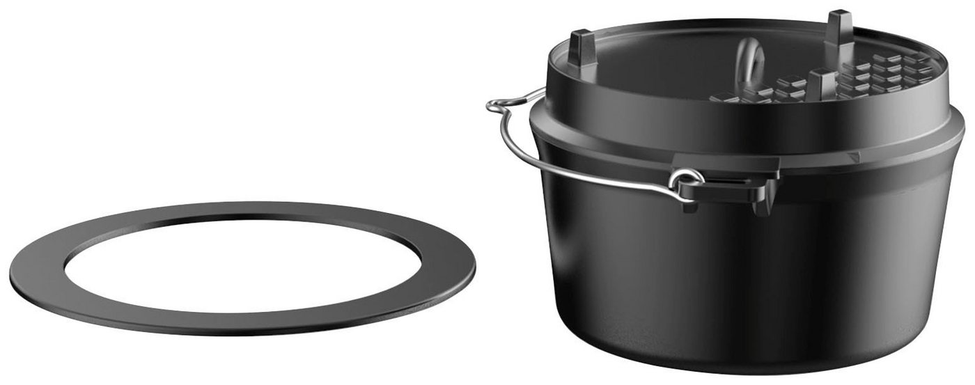 Tepro Kochtopf Guss-Dutch-Oven-Einleger, Gusseisen, BxLxH: 32,5x31x18,4 cm von Tepro