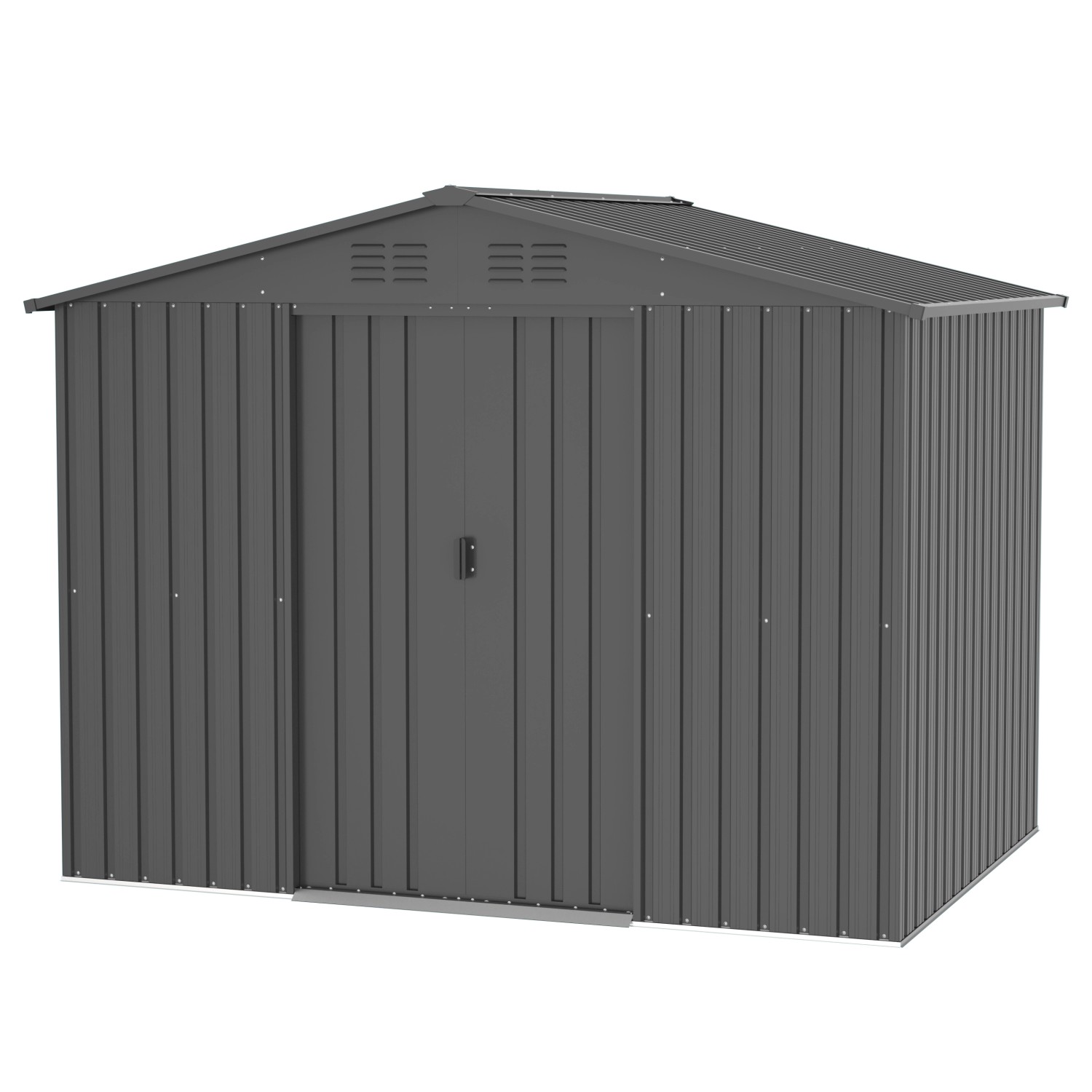 Tepro Metallgerätehaus Flex Shed X-Large 253 cm x 192 cm x 181 cm Anthrazit von Tepro