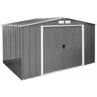 Tepro Metallgerätehaus Eco Shed 322,1x242,2x196,1cm Gerätehaus Geräteschuppen von DURAMAX