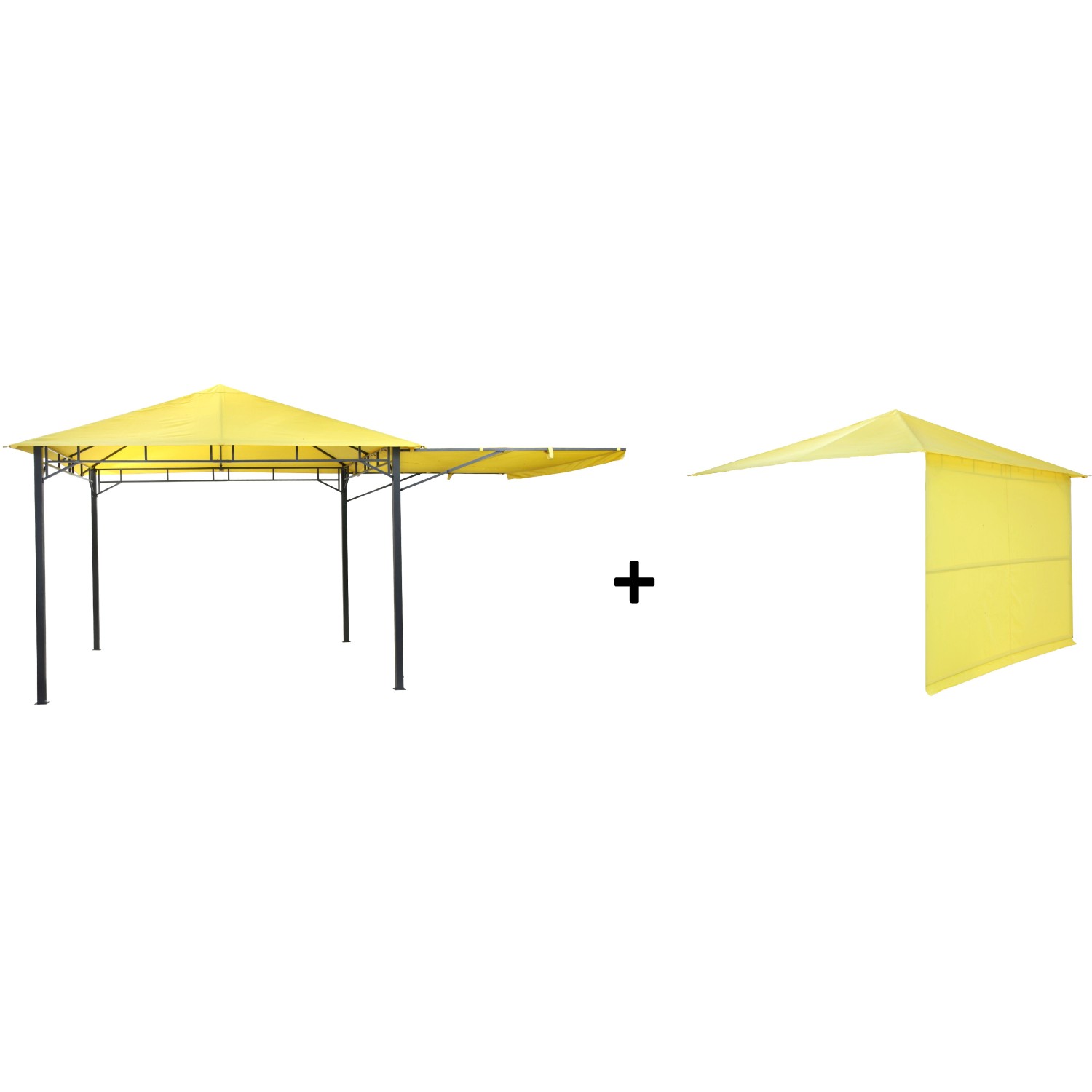 Tepro Pavillon Lehua 330 cm x 330 cm Gelb von Tepro