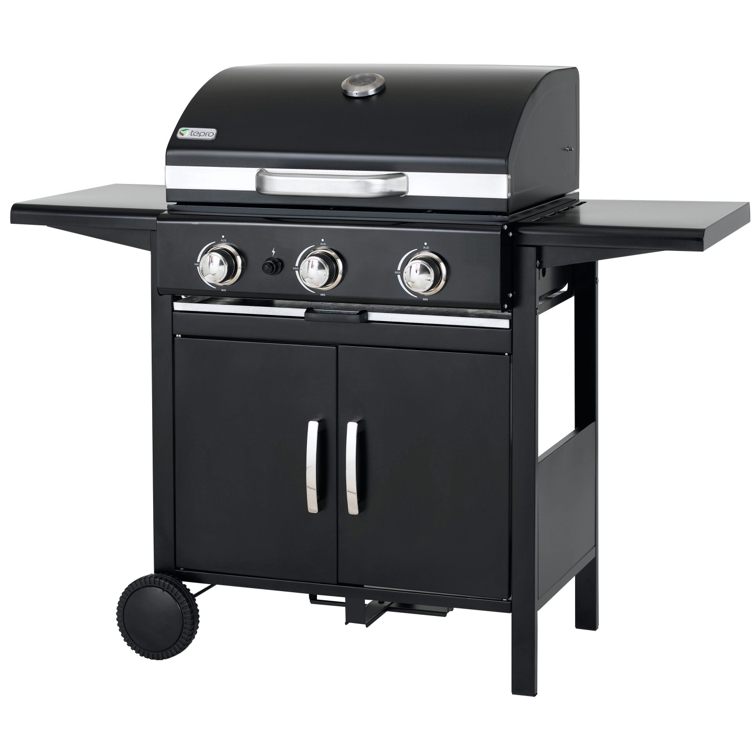 tepro Gasgrill Mayfield 3-Brenner Schwarz von Tepro