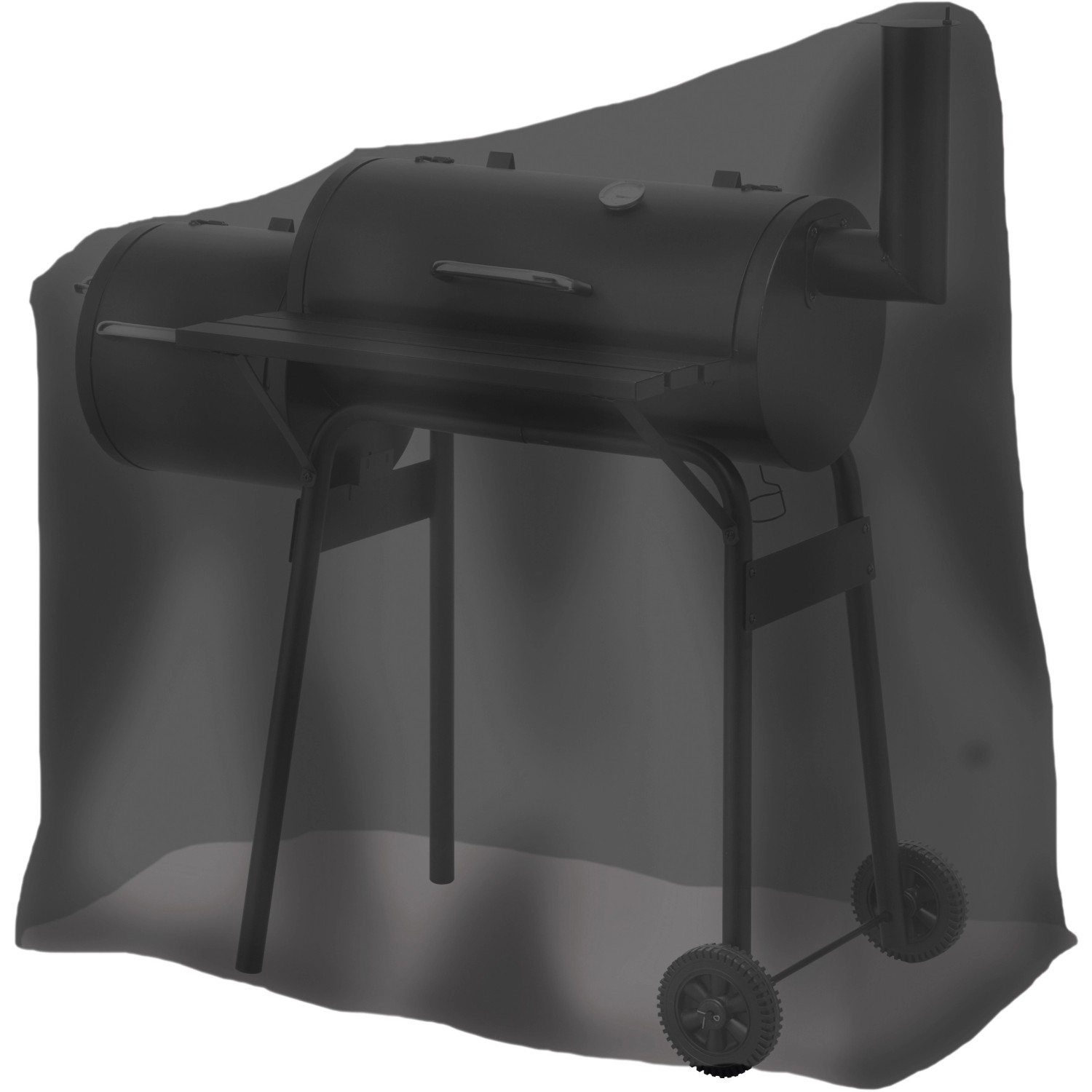 tepro Universal Abdeckhaube für Smoker klein ca. 114 cm x 109,2 cm Schwarz von Tepro