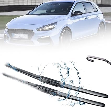 Teptal Scheibenwischer für Hyundai I30N 2018 2019 2020 2021 2022, Graphitbeschichteter Naturkautschuk Hohe Zugfestigkeit Gummiwischer Teptal Scheibenwischer für Hyundai I30N 2018 2019 2020 2021 2022, Graphitbeschichteter Naturkautschuk Hohe Zugfestigkeit Gummiwischer von Teptal