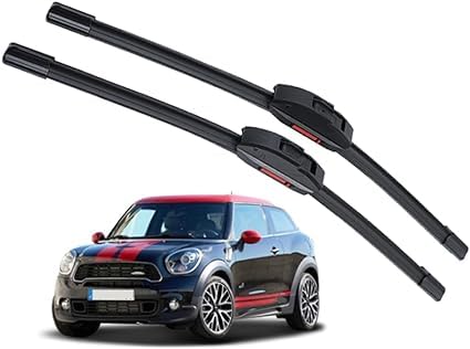 Teptal Scheibenwischer für MINI John Cooper Works 2017-2023, Graphitbeschichteter Naturkautschuk Hohe Zugfestigkeit Gummiwischer Teptal Scheibenwischer für MINI John Cooper Works 2017-2023, Graphitbeschichteter Naturkautschuk Hohe Zugfestigkeit Gummiwischer von Teptal