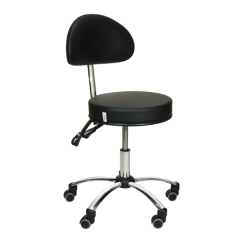 Teqler Praxis-Rollhocker schwarz von Teqler
