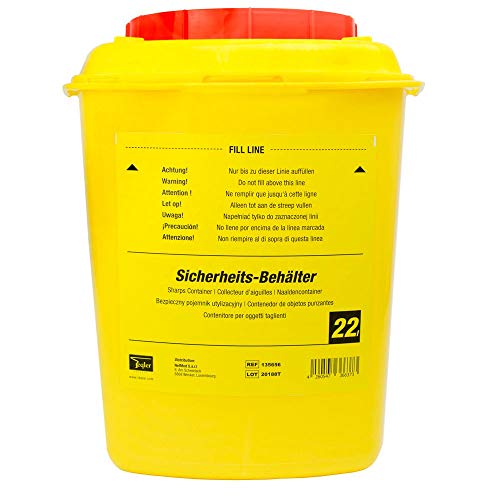 Teqler Sicherheits-Behälter, 22 Liter, T-135656 von Teqler