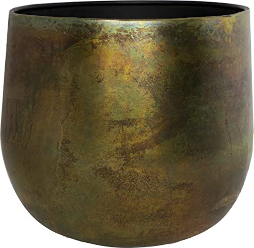 Ter Steege Blumentopf Dekotopf Metall Bronze-Grün D 29 H 24 cm Ter Steege Blumentopf Dekotopf Metall Bronze-Grün D 29 H 24 cm von Ter Steege