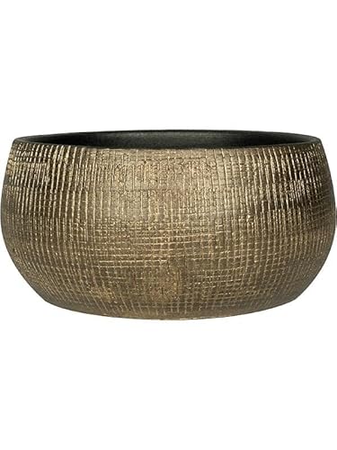 Ter Steege Pflanzschale-Blumentopf Gold-Braun D 28 cm H 13 cm Ter Steege Pflanzschale-Blumentopf Gold-Braun D 28 cm H 13 cm von Ter Steege