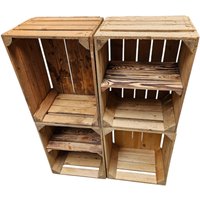 Obstkisten 4Er Set 50 X 40 30cm Mit Ablage Kurz Verbaut von Teramico