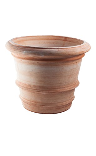 Pflanzgefäße Blumentöpfe Übertöpfe aus italienischem Terrakotta -Tolle Variationen- Absolut Frostfest (Classica, 48cm) von Teramico
