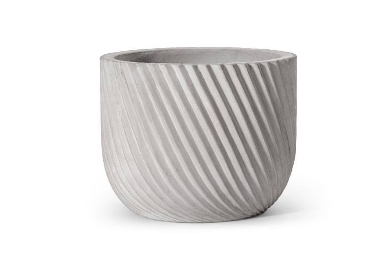 Teramico Blumentopf Modell "Linea IV" 24cm aus Beton, Indoor u. Outdoor von Teramico