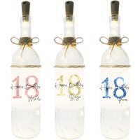 Flaschenlicht Geburtstag Happy Birthday| Mit Zahl von TerasworldDE