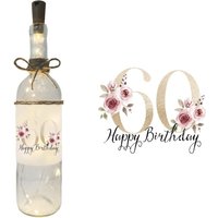 Flaschenlicht Geburtstag Happy Birthday| Mit Zahl von TerasworldDE