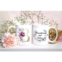 Tasse Erzieherin Personalisiert Mit Buchstabe Namen Wunschtext | Mama Oma Freundin Familie von TerasworldDE