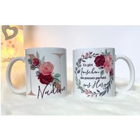 Tasse Personalisiert | Mit Buchstabe Namen Spruch Geschenk Für Frauen von TerasworldDE
