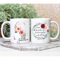 Tasse Personalisiert Mit Buchstabe Namen Wunschtext | Dankeschön Geschenk|Tasse Spruch von TerasworldDE