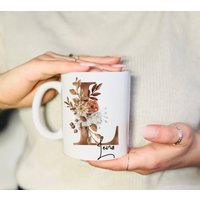 Tasse Personalisiert Mit Buchstabe Namen Wunschtext von TerasworldDE