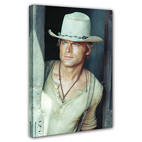 Terence Hill Bud Spencer Leinwand - Nobody - Nobody ist der Größte (60 x 80 cm) von Terence Hill