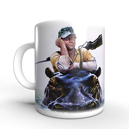 Terence Hill Das Krokodil und Sein Nilpferd Bud Spencer - Tasse rund (330ml) von Terence Hill