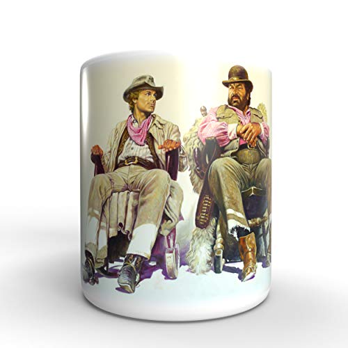 Terence Hill Die Troublemaker Bud Spencer - Tasse rund (330ml) von Terence Hill