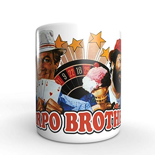 Terence Hill Firpo Brothers - Zwei sind Nicht zu bremsen Bud Spencer - Tasse rund (330ml) von Terence Hill