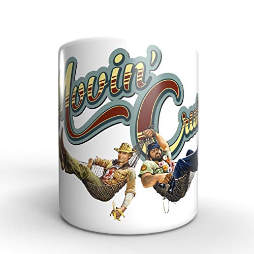 Terence Hill Movin Cruisin - Zwei ASSE trumpfen Bud Spencer - Tasse rund (330ml) von Terence Hill