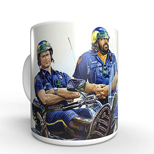 Terence Hill Zwei ausser Rand und Band Bud Spencer - Tasse rund (330ml) von Terence Hill